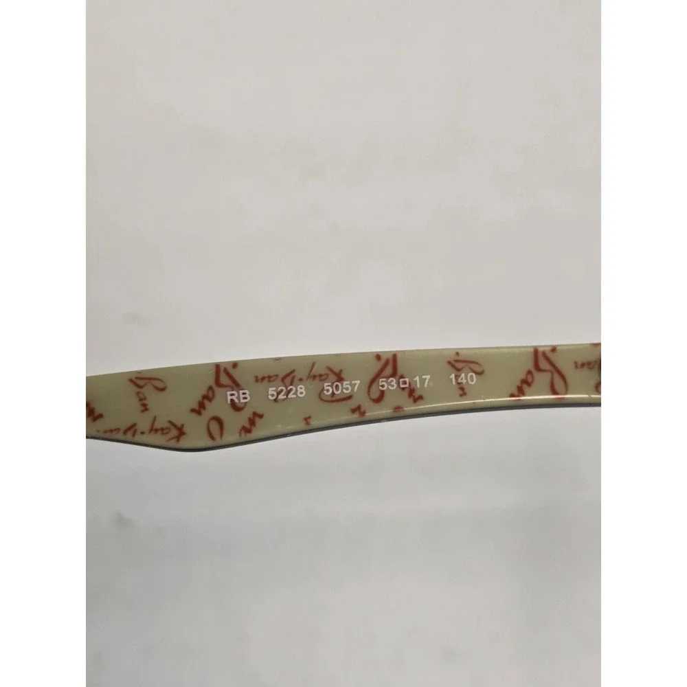 Ray Ban RB 5228‎ 5057 53-17-140 Tortoise/Brown Full Rim Eyeglasses Frame